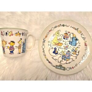 Vintage‎ 1976 Sesame Street Gorham Fine China Child's Set